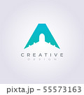 Letter A Airplane Vector Illustration Design 55573163