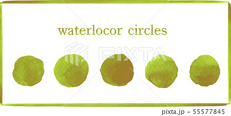 水彩_watercolor_イラスト_丸_circle__ume_梅_草_grass 水彩_watercolor_イラスト_丸_circle__ume_梅_草_grass 55577845