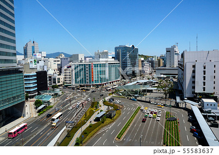 静岡市街地静岡駅前の風景 静岡市街地静岡駅前の風景 55583637