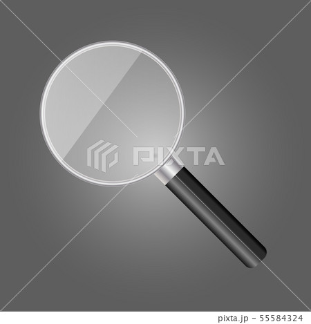 Magnifying glass realistic Magnifying glass realistic 55584324