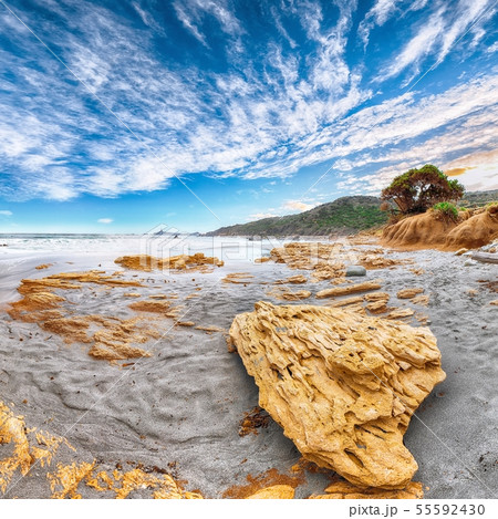 Fantastic view of Capo Carbonara beach with Fantastic view of Capo Carbonara beach with 55592430