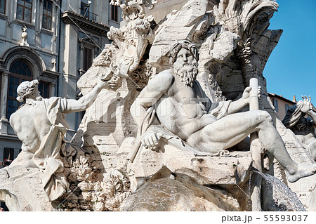 Fountain at Piazza Navona in Rome Fountain at Piazza Navona in Rome 55593037