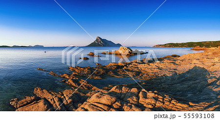 Fantastic azure water with rocks near beach Porto Fantastic azure water with rocks near beach Porto 55593108