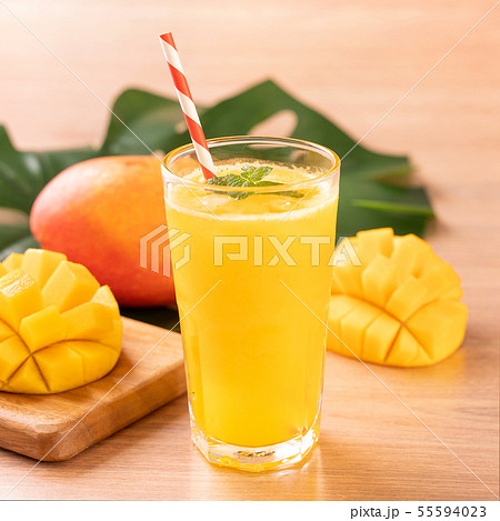 マンゴー マンゴ ジュース 55594023