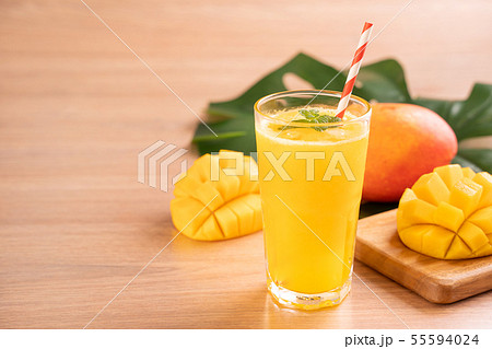 マンゴー マンゴ ジュース 55594024