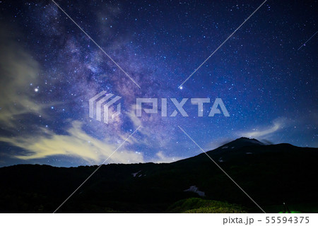 鳥海山から見る天の川 55594375