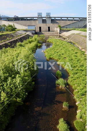 北海道今金町　美利河ダム 55595706