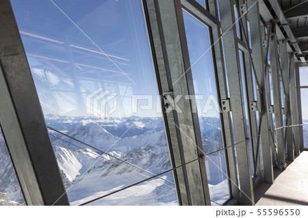 Mountain view from Zugspitze, Bavaria, Germany    55596550