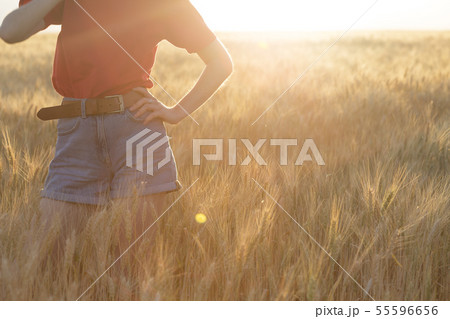 girl at the field 55596656
