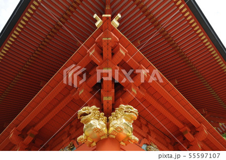 穴八幡宮隨神門 Ana-hachiman shrine, Zuishin-gate 穴八幡宮隨神門 Ana-hachiman shrine, Zuishin-gate 55597107
