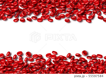 Blood cells or erythrocites flowing in abstract scientific background with medical or health theme Blood cells or erythrocites flowing in abstract scientific background with medical or health theme 55597584