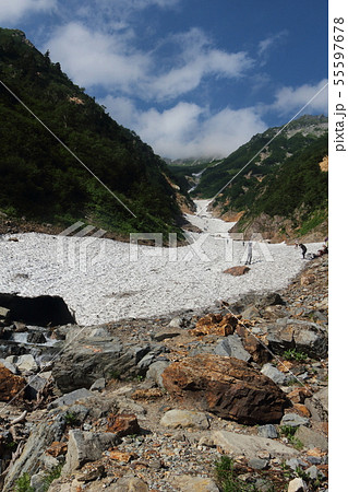 登山・鉢ノ木大雪渓 登山・鉢ノ木大雪渓 55597678
