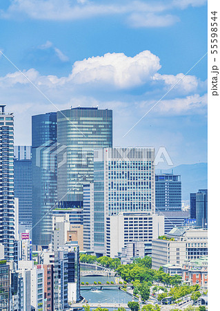 大阪　キタ　堂島　中之島　都市景観　　　　 55598544