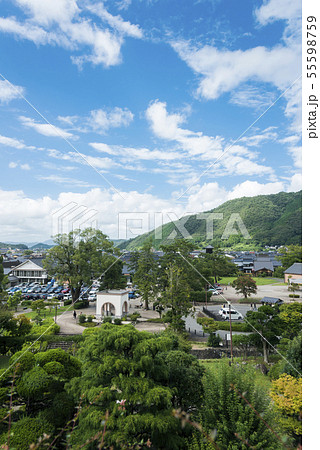 出石城址から眺める出石町の風景 出石城址から眺める出石町の風景 55598759