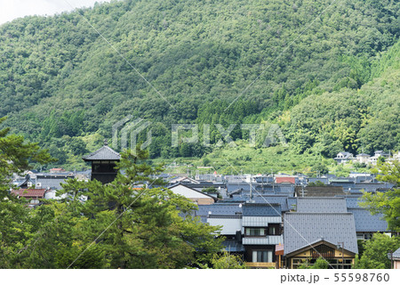 出石城址から眺める出石町の風景 出石城址から眺める出石町の風景 55598760