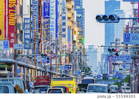 大阪 日本橋 都市風景 大阪 日本橋 都市風景 55599303