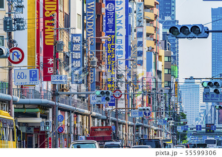 大阪 日本橋 都市風景 大阪 日本橋 都市風景 55599306