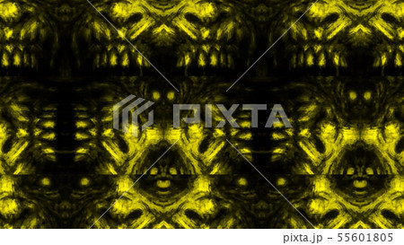 Scary zombie face pattern on black background. Scary zombie face pattern on black background. 55601805