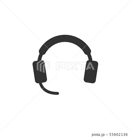 Headphone icon design template vector 55602136