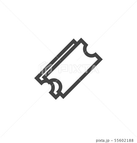 Ticket graphic design template vector illustration 55602188