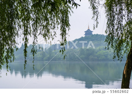 Leifeng Pagoda at the west lake, Hangzhou, China 55602602