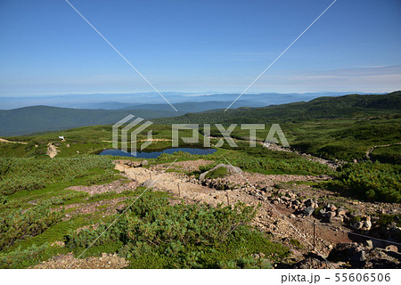 北海道の旭岳 55606506