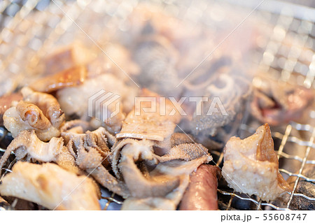 ミックスホルモン・_バーベキュー・BBQ・bbq・炭火焼・網焼・備長炭・七輪・キャンプ・食事・食べ物 ミックスホルモン・_バーベキュー・BBQ・bbq・炭火焼・網焼・備長炭・七輪・キャンプ・食事・食べ物 55608747