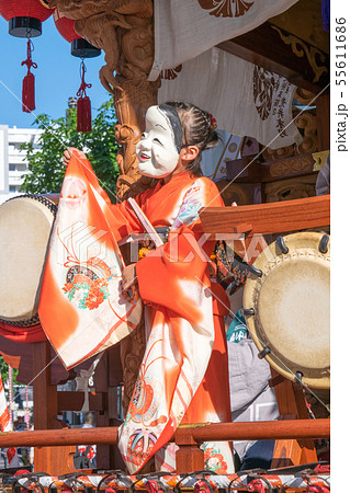 東京都 八王子まつり 関東屈指の山車 だし 祭りの写真素材