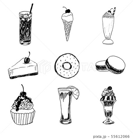 sweet and dessert illustration pack sweet and dessert illustration pack 55612066