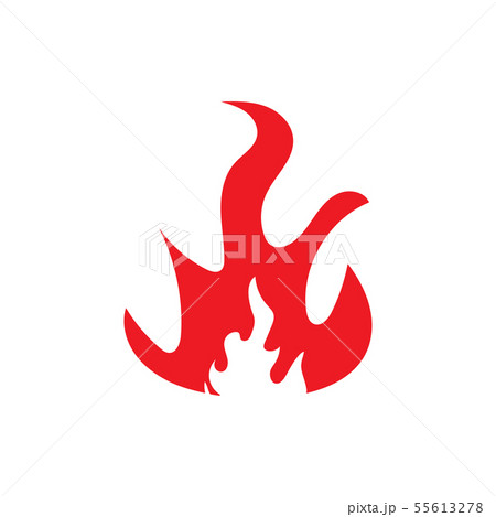 Flame icon design template vector isolated Flame icon design template vector isolated 55613278