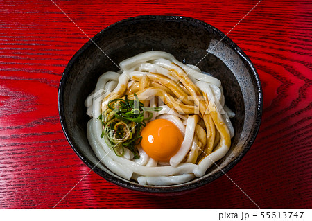 シンプルうどん　Simple udon Japanese noodle dishes 55613747