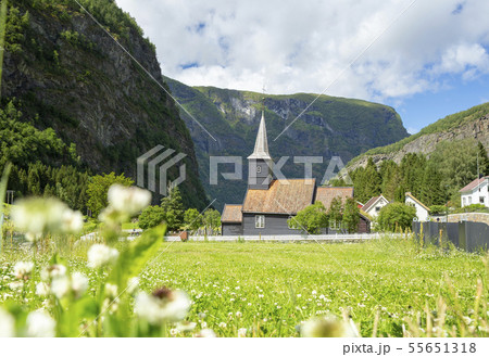 ノルウェー・フロム旧市街の教会 55651318