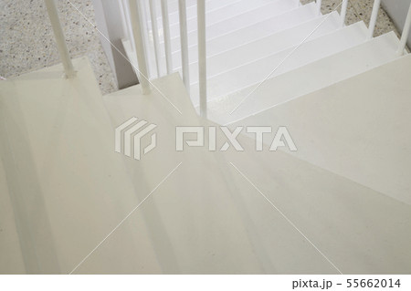Light interior living room with staircase 55662014