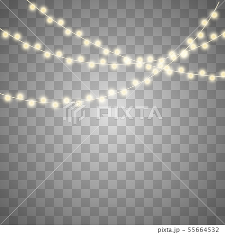 Christmas lights isolated Christmas lights isolated 55664532