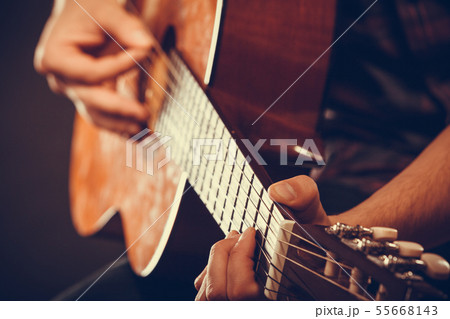 Closeup on musical instrument. 55668143