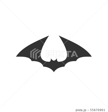 Bat animal icon design template vector isolatedのイラスト素材 [55670901] - PIXTA