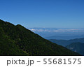 仙丈ケ岳の登山道から望む北アルプスの山々② 55681575