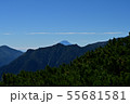 仙丈ケ岳の登山道から望むひょっこり富士山① 55681581