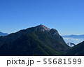 仙丈ケ岳登山道から望む甲斐駒ヶ岳と山々 55681599