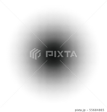 Halftone Pattern. Set of Dots. Dotted Texture. Distress Linear Design. Fade Monochrome Points. Pop 55684865