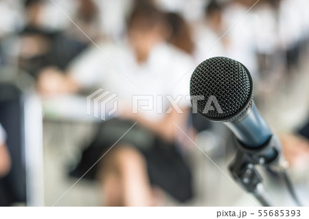 Blur school background university students writing Blur school background university students writing 55685393