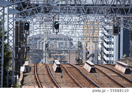 線路と信号（鉄道設備） 55688110