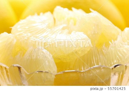 土佐ブンタン　剥き身　クローズアップ 55701425