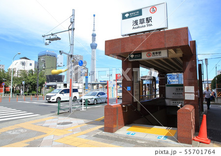 駒形橋西詰交差点　　　台東区 55701764