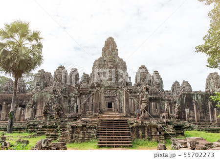 Prasat Bayon or Bayon temple in Angkor Thom, Prasat Bayon or Bayon temple in Angkor Thom, 55702273