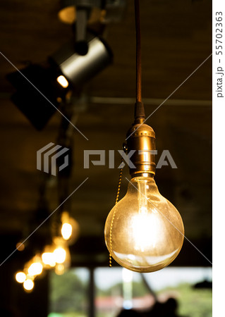 Vintage bulb edison style decorate 55702363