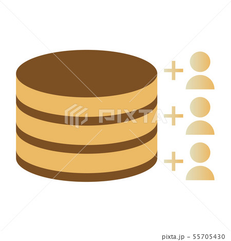 Data warehouse icon logo design. Vector illustration Data warehouse icon logo design. Vector illustration 55705430