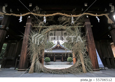 茅の輪　竃山神社　和歌山 55706512