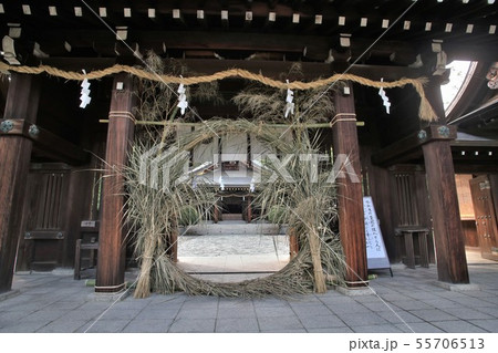 茅の輪　竃山神社　和歌山 55706513
