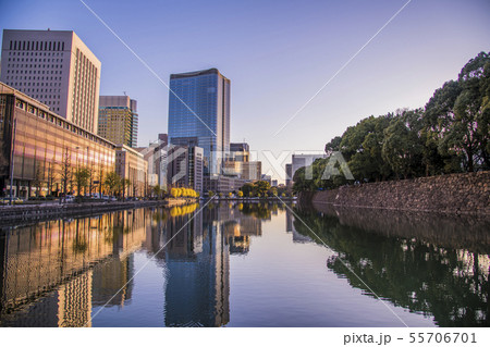 都会の風景の写真素材